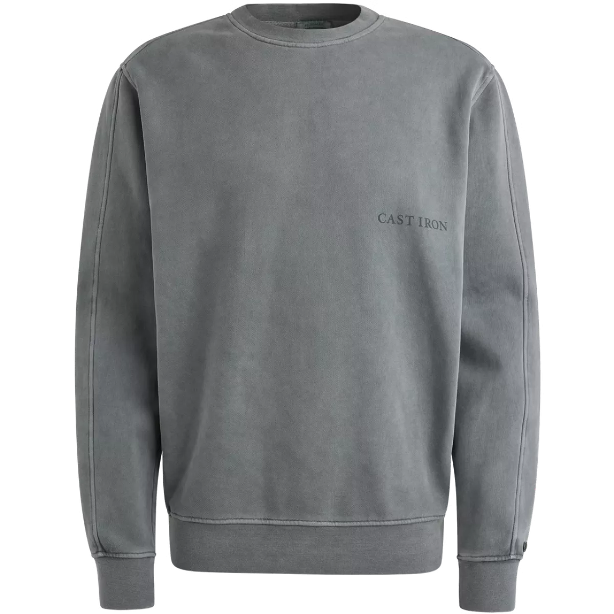 CAST IRON Long sleeve r-neck relaxed fit swe - DIVERSEN