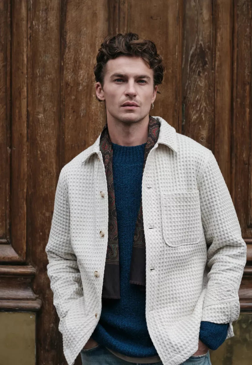 DSTREZZED DSTREZZED Lino FW Overshirt - ZILVER