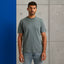 CAST IRON Short sleeve r-neck regular fit in - GRIJS