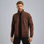 PME-LEGEND Sweat jacket met ritssluiting BRUIN