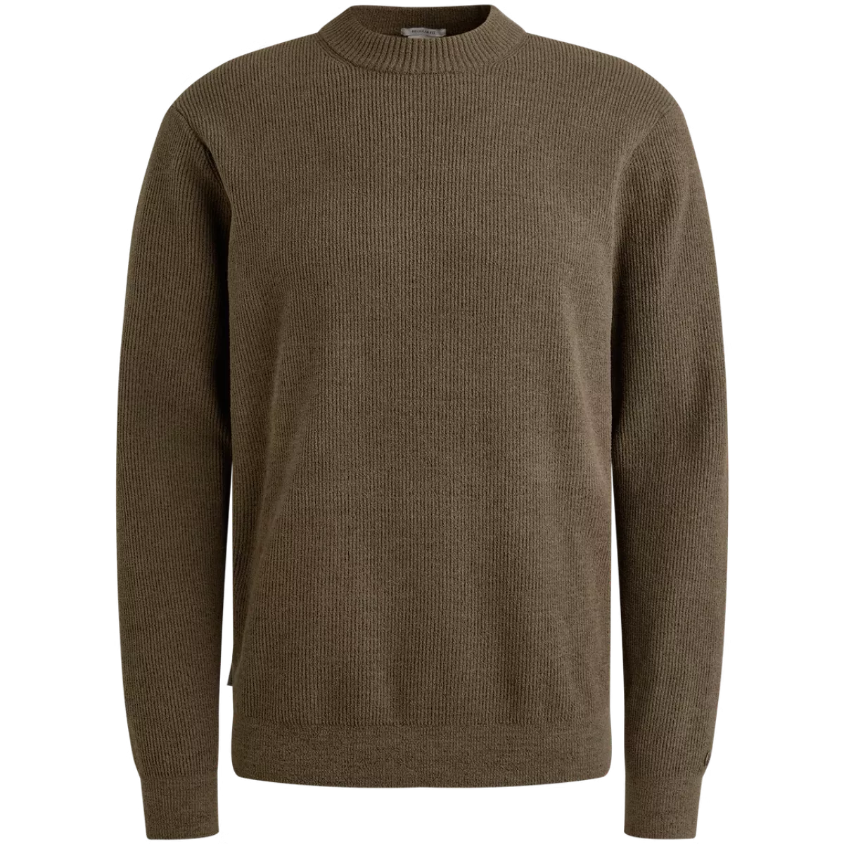 CAST IRON Mock neck soft blend - ARMY GROEN