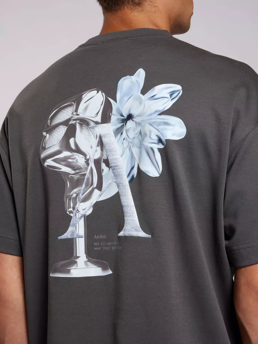 AEDEN AEDEN Noe Tee - ANTRACITE