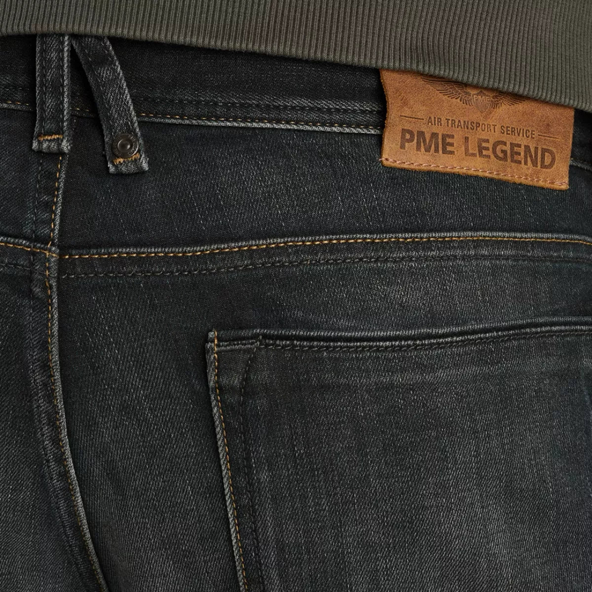 PME-LEGEND Carior tapered fit jeans ZWART