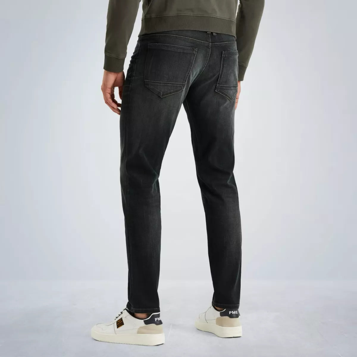 PME-LEGEND Carior tapered fit jeans ZWART