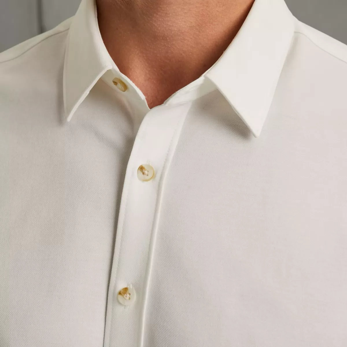 CAST IRON CAST IRON LONG SLEEVE SHIRT - WIT