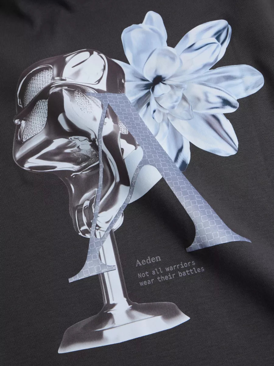 AEDEN AEDEN Noe Tee - ANTRACITE