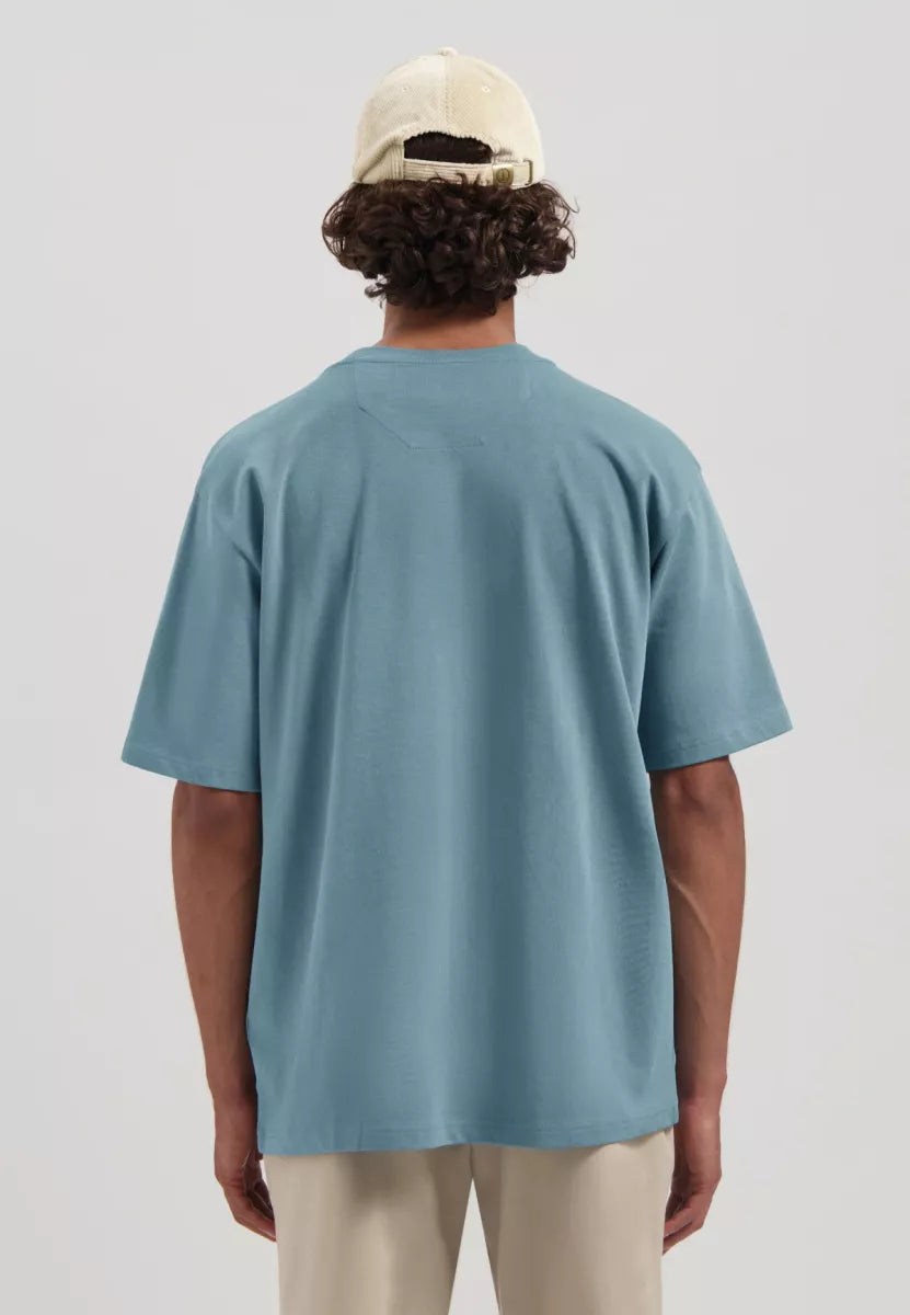 DSTREZZED Collin tee - BLAUW
