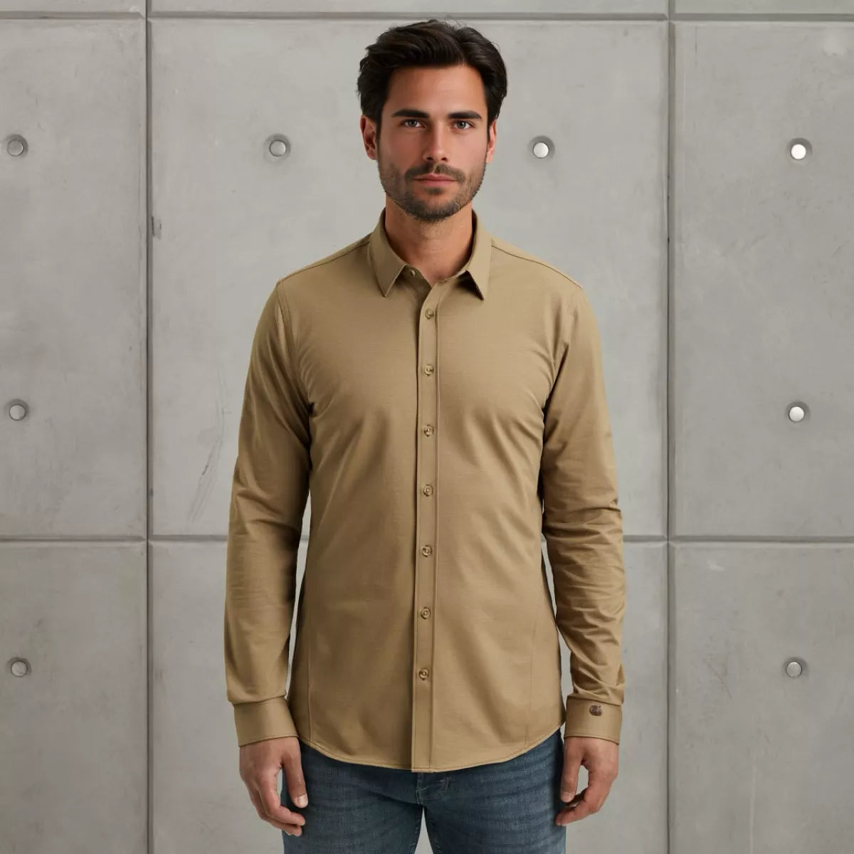 CAST IRON Long sleeve shirt Twill Jersey 2 t - DIVERSEN