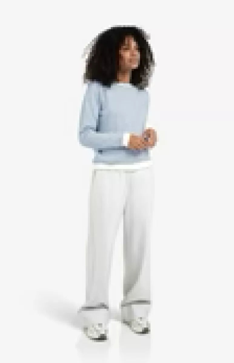 YAYA YAYA Sweater with double-layer look - MELEE GRIJS