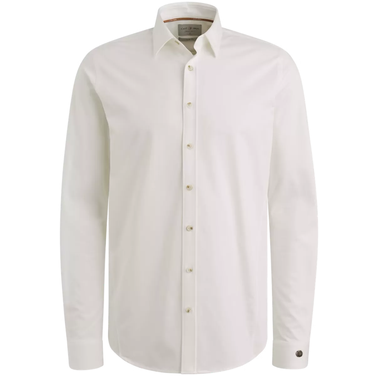 CAST IRON CAST IRON LONG SLEEVE SHIRT - WIT