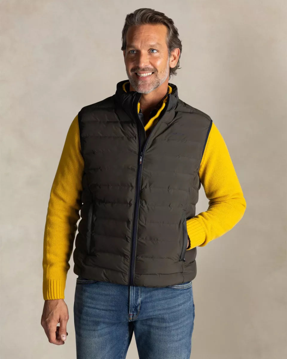 NEW ZEALAND AUCKLAND Jacket Bodywarmer - DONKERGROEN