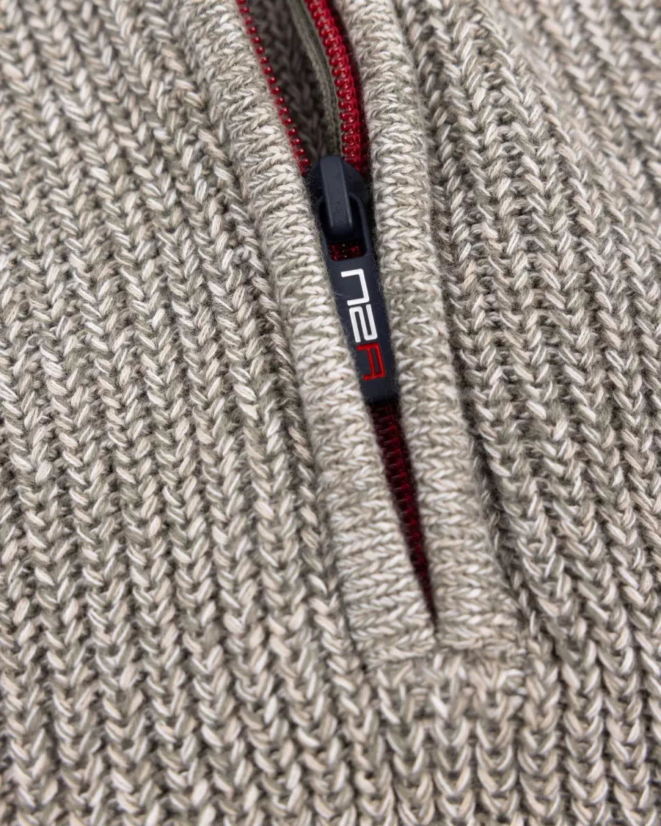 NEW ZEALAND AUCKLAND Pullover Half Zip - Grey