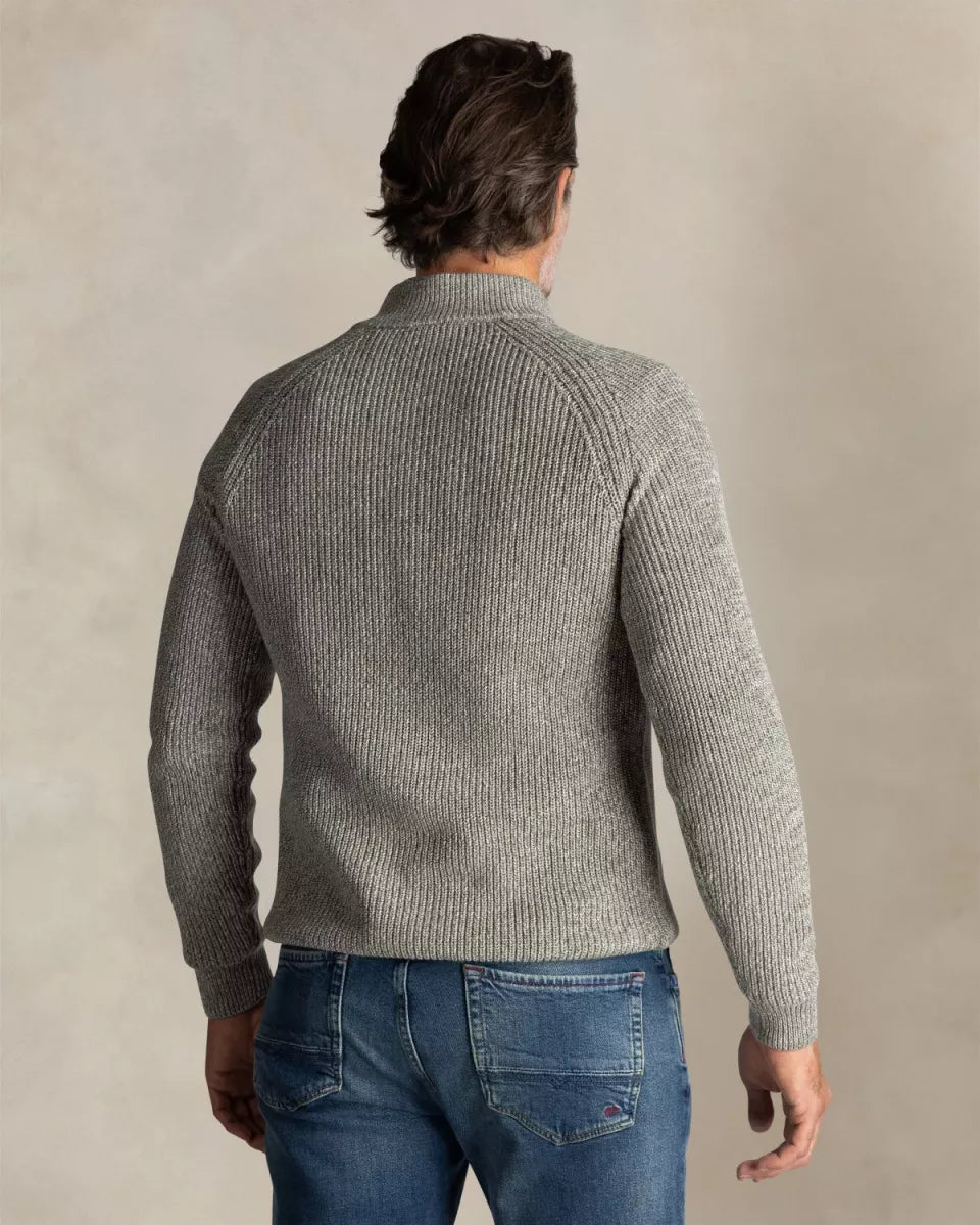 NEW ZEALAND AUCKLAND Pullover Half Zip - Grey