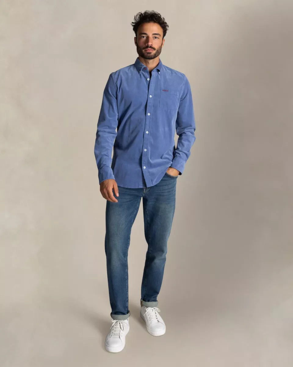 NEW ZEALAND AUCKLAND Long Sleeve Shirt - Soft Blue