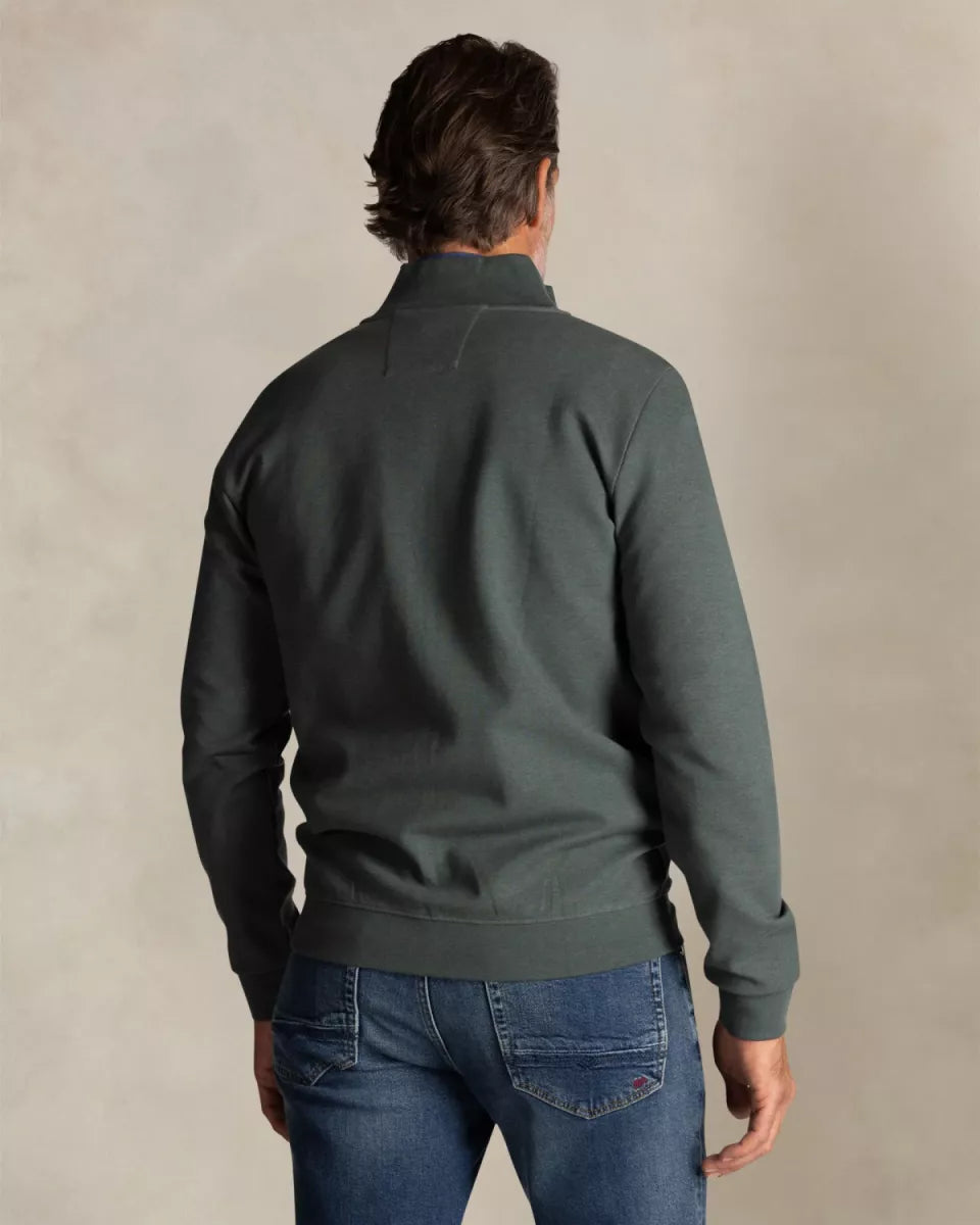 NEW ZEALAND AUCKLAND Sweat Cardigan - Green Moss
