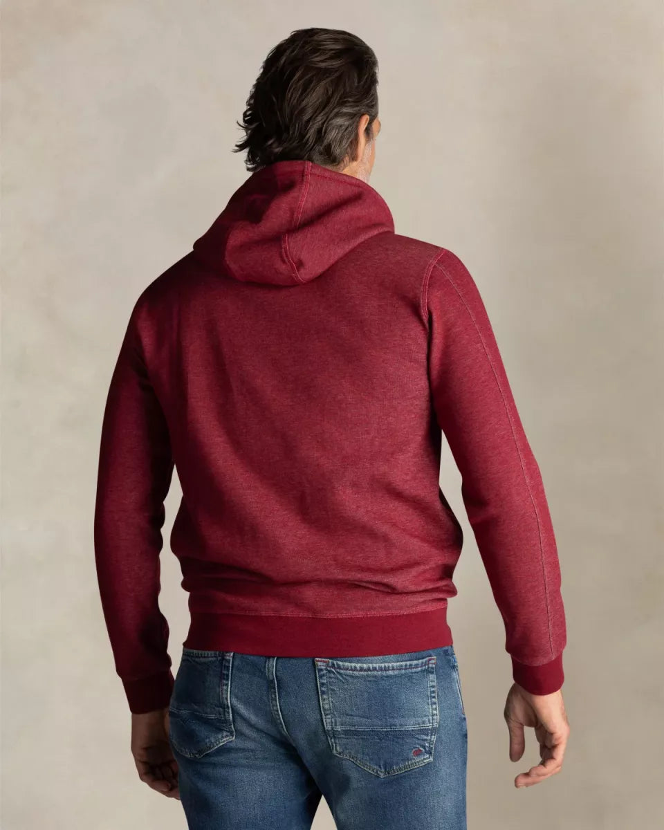 NEW ZEALAND AUCKLAND Hooded Sweat - Cherry Red