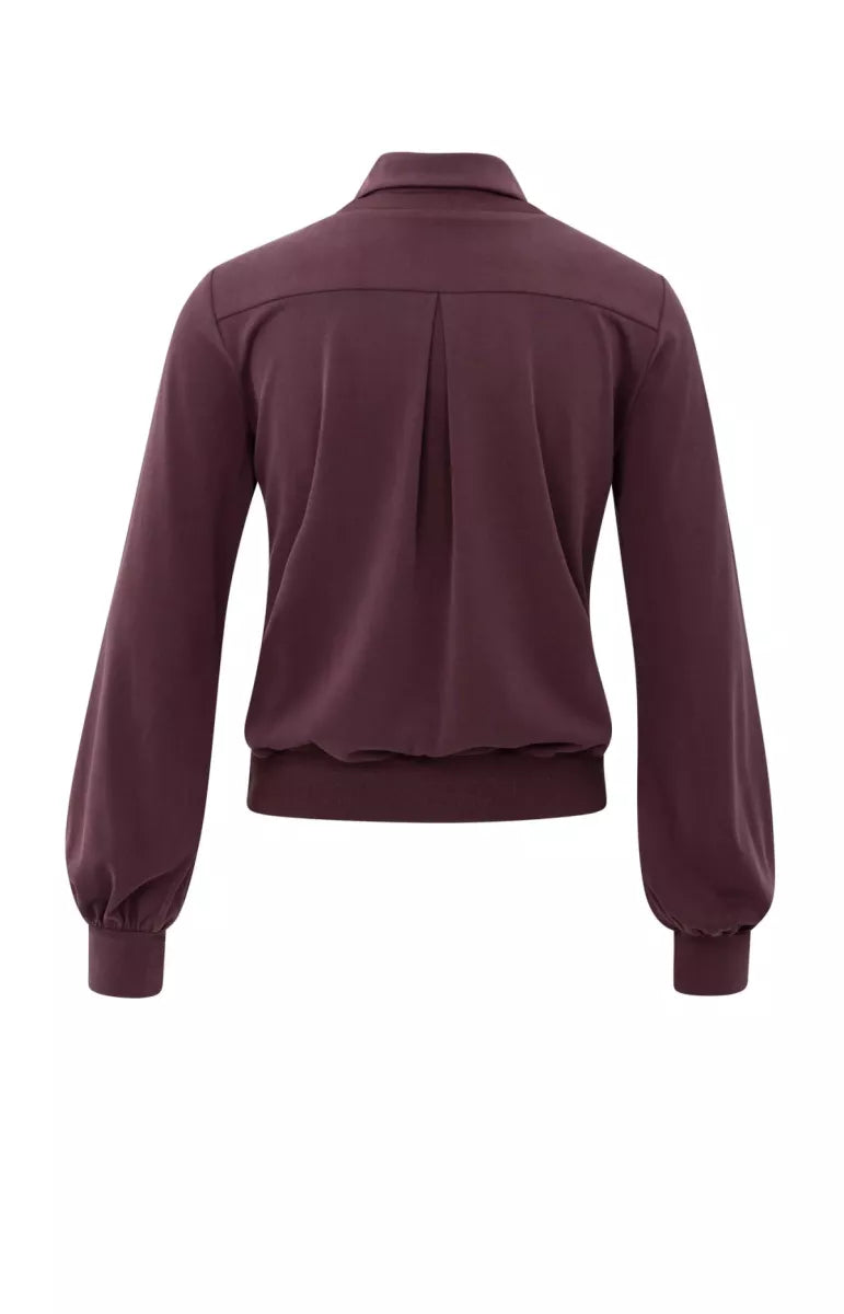 YAYA Double Layer Jersey Blouse