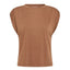 CO' COUTURE Camilla Ruched Shoulder Tee