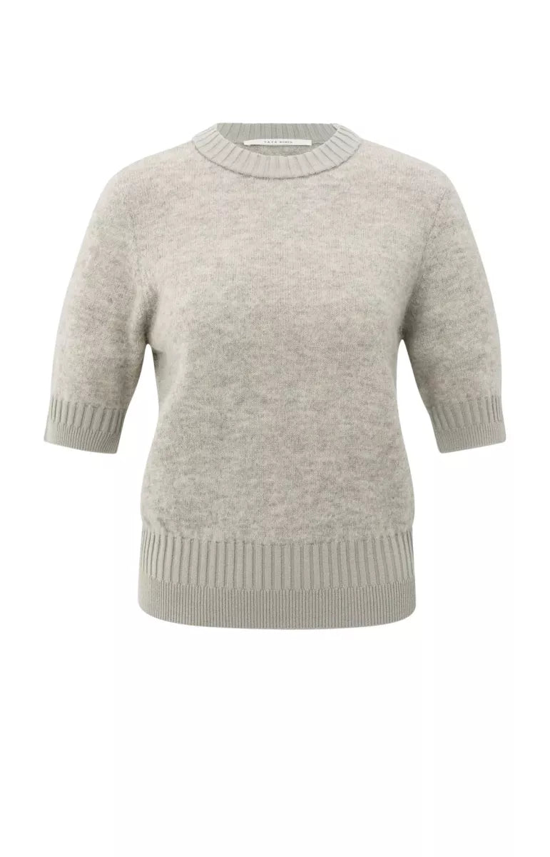 YAYA Short Sleeve Sweater