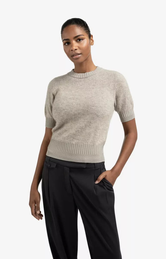 YAYA Short Sleeve Sweater