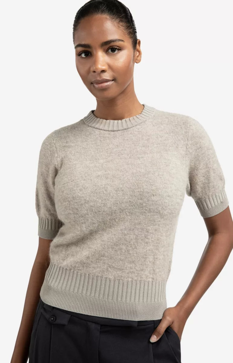 YAYA Short Sleeve Sweater