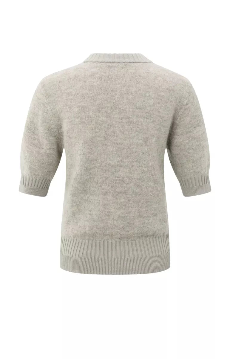 YAYA Short Sleeve Sweater