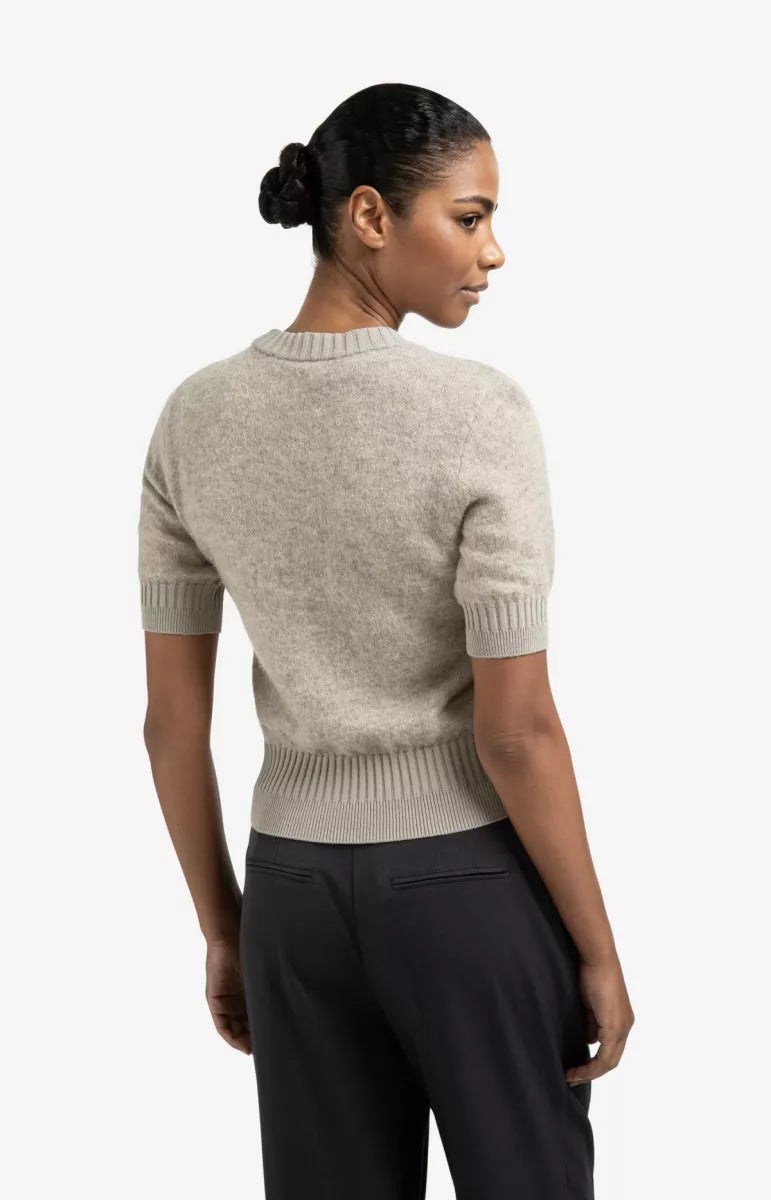 YAYA Short Sleeve Sweater