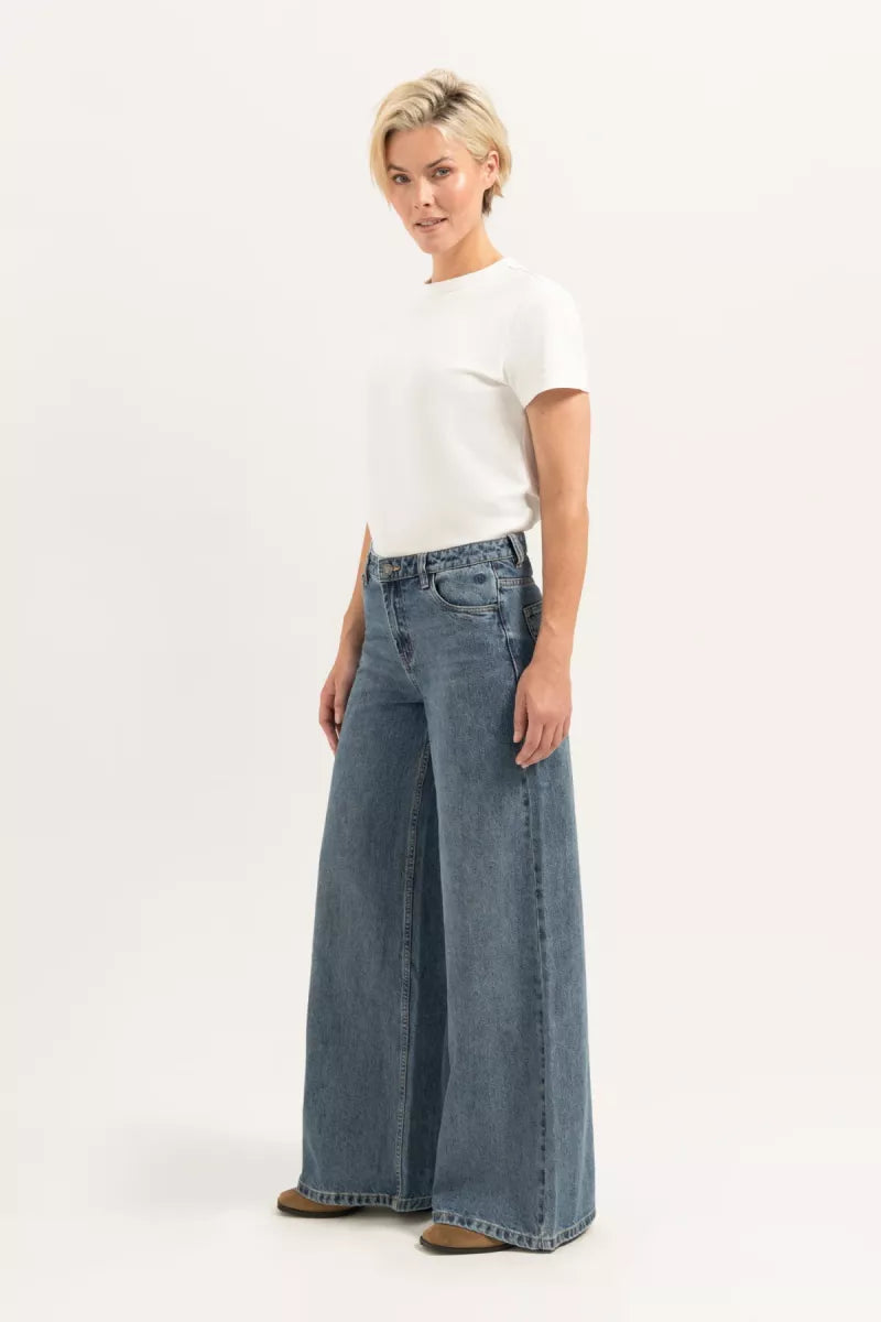 FLOREZ Liv Jeans - Stormy Blue