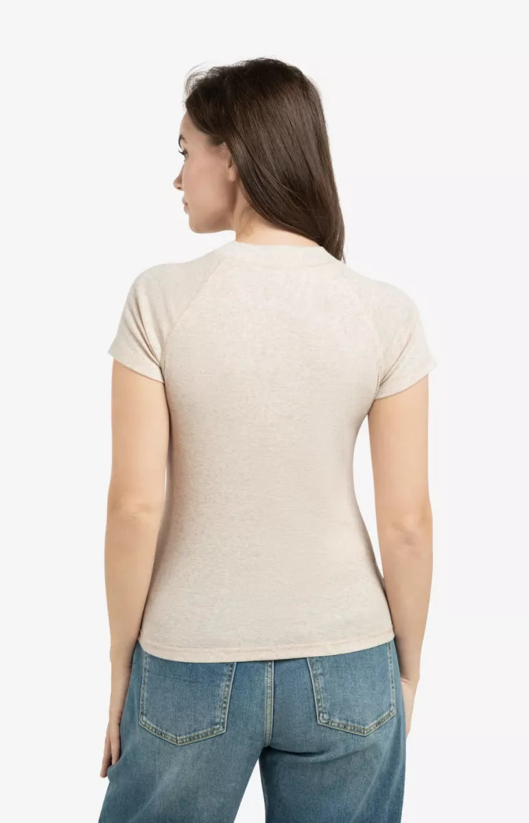 YAYA Top met Korte Mouwen