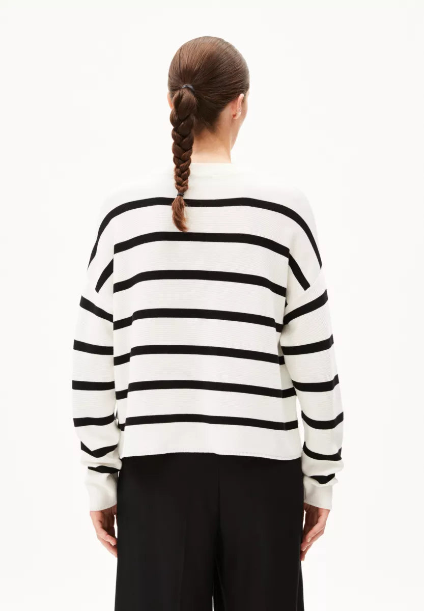 ARMED ANGELS Merinaa Stripes - Wit