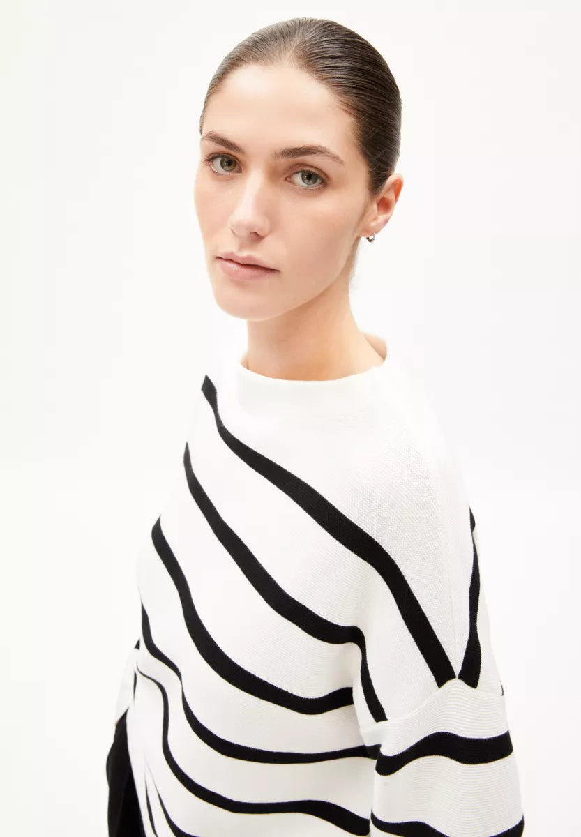 ARMED ANGELS Merinaa Stripes - Wit