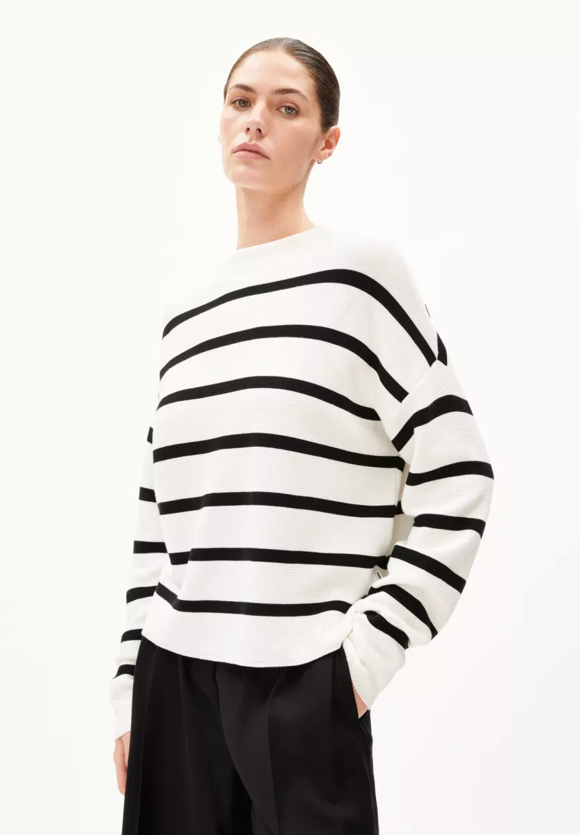 ARMED ANGELS Merinaa Stripes - Wit