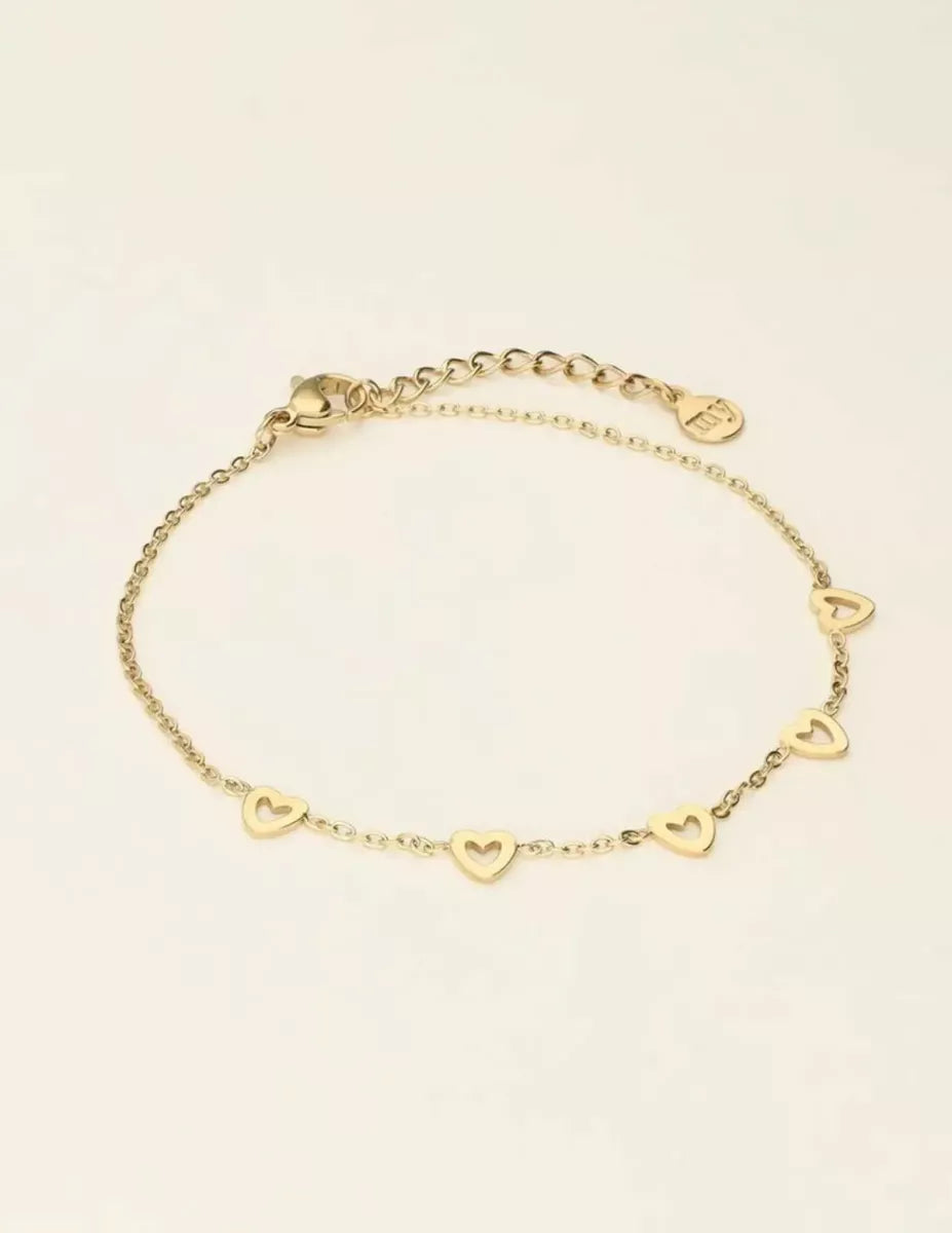 MY JEWELLERY Armband Met Hartjes
