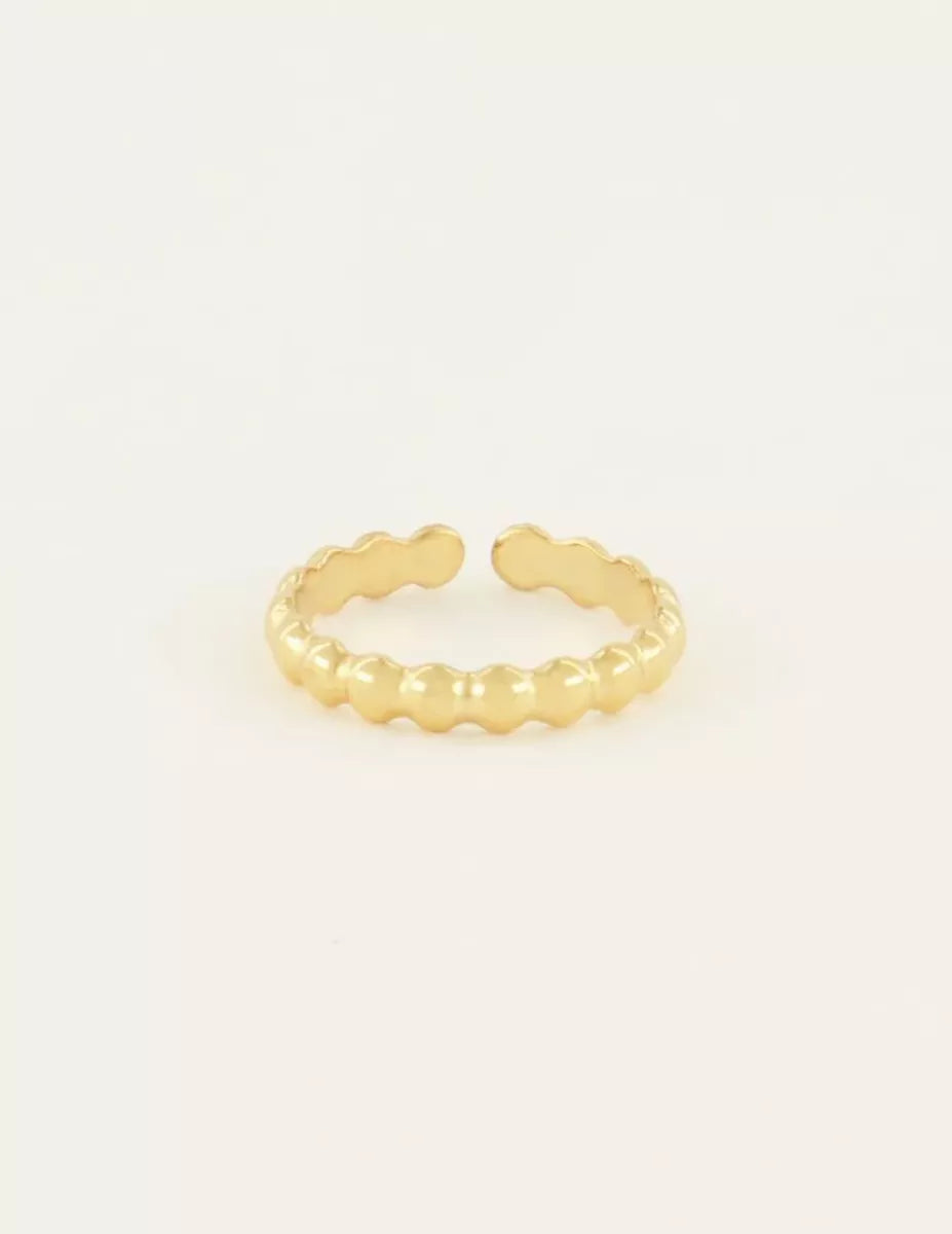 MY JEWELLERY Ring Met Bolletjes