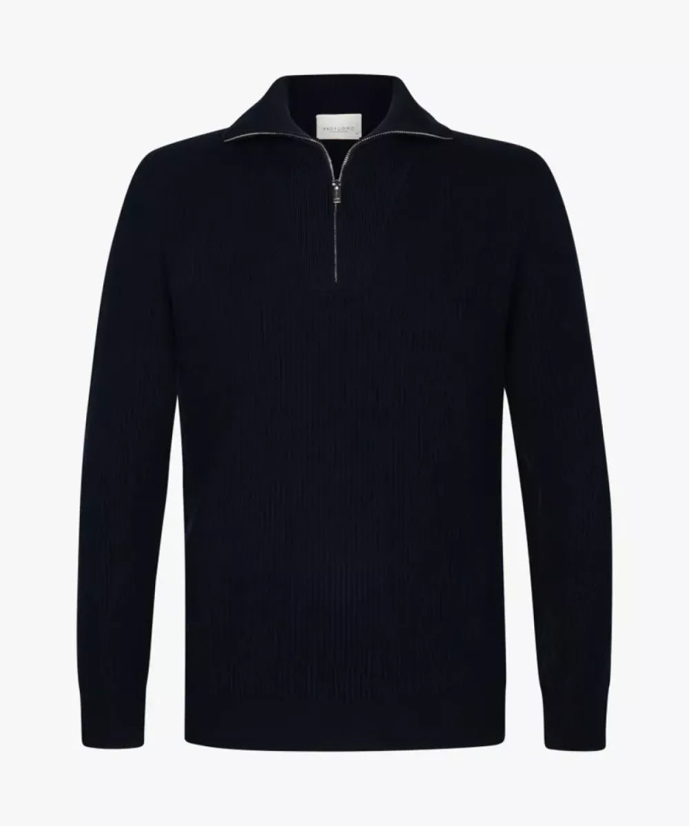 PROFUOMO Navy Wollen Schipperstrui