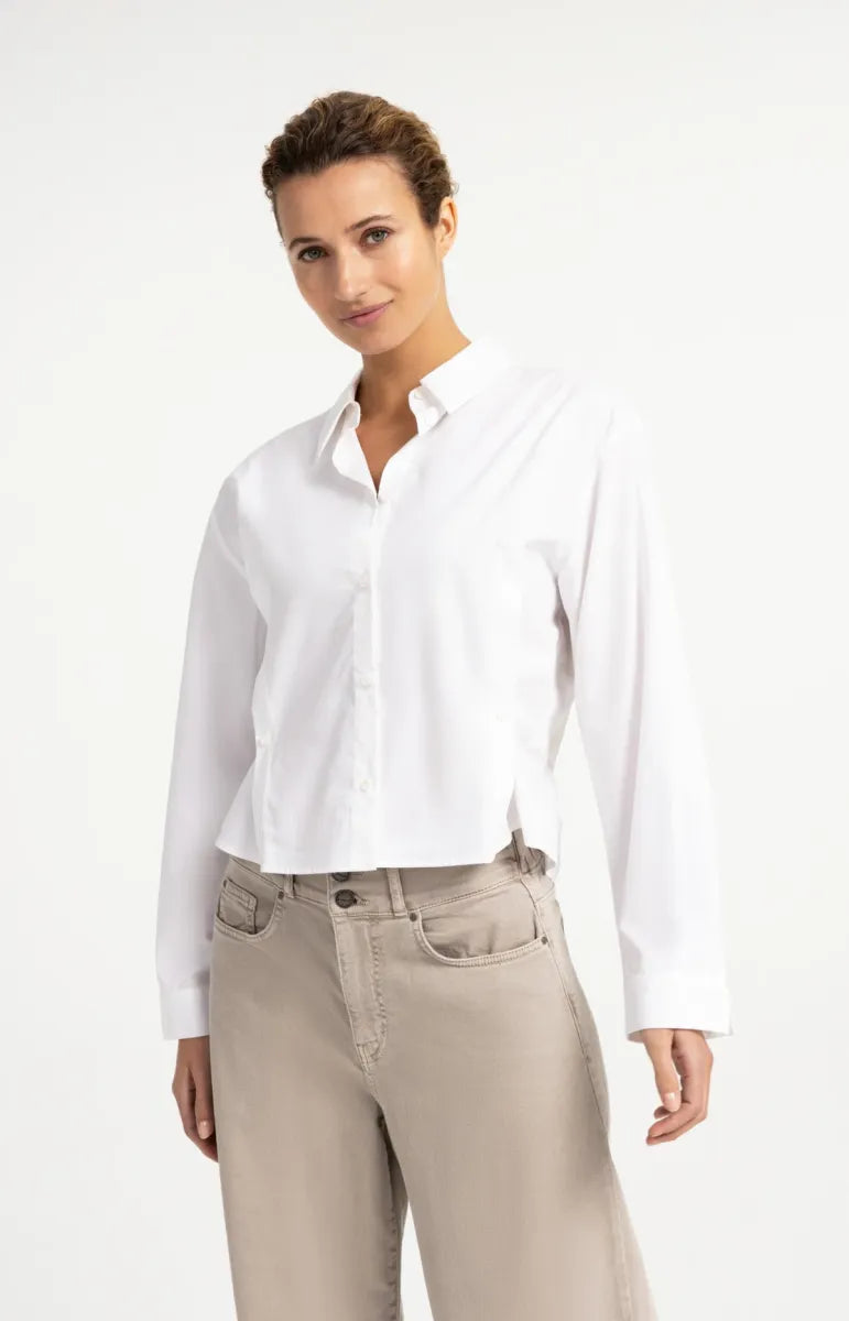 YAYA Poplin Blouse