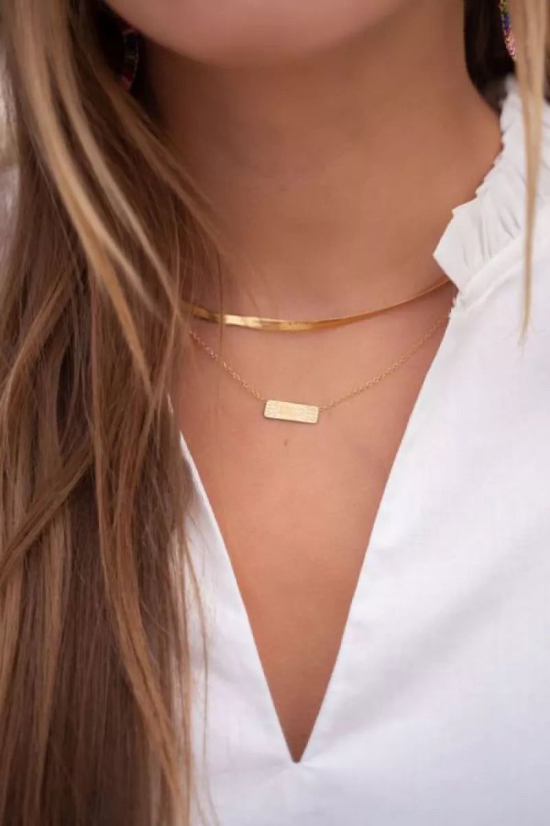 MY JEWELLERY Platte Schakelketting - Goud