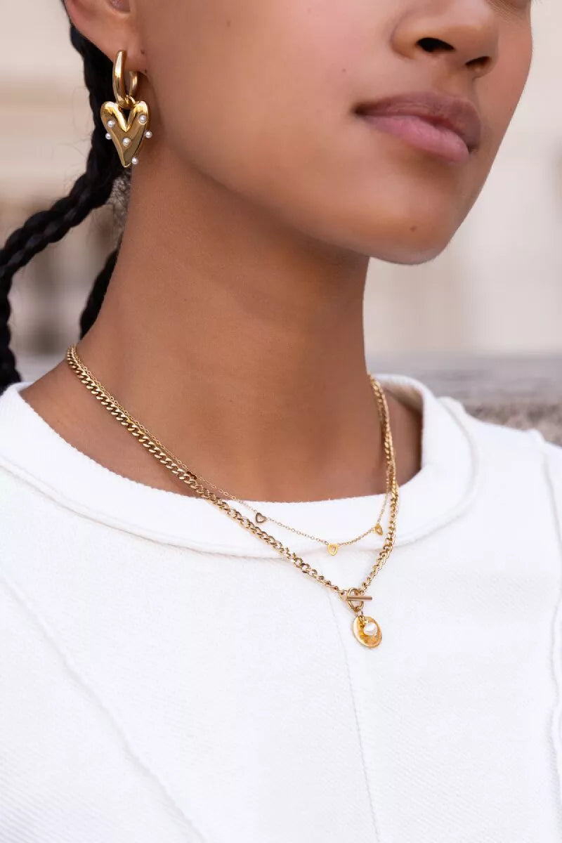 MY JEWELLERY Ketting Met Kleine Hartjes