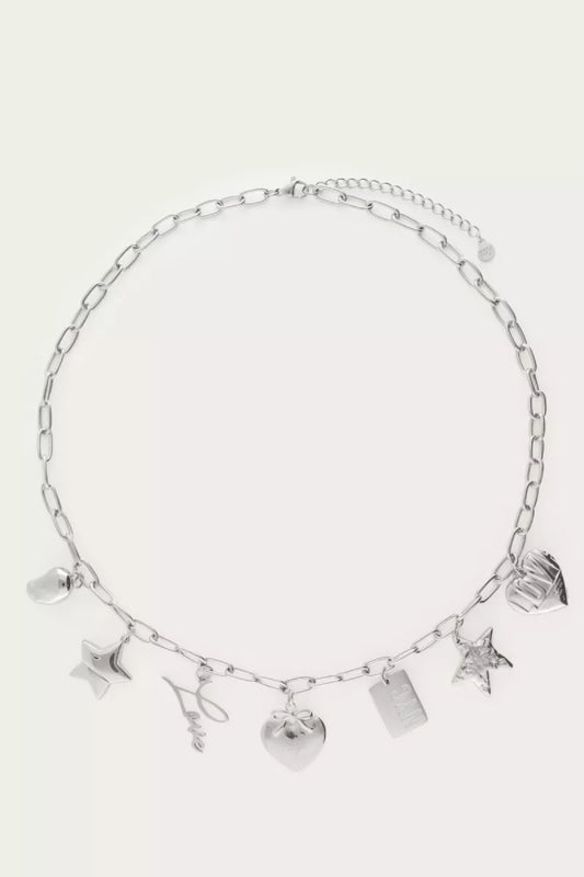 MY JEWELLERY Ketting Multi Charms - Zilver