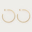 MY JEWELLERY Bold Large "Hammered" Hoop Earrings