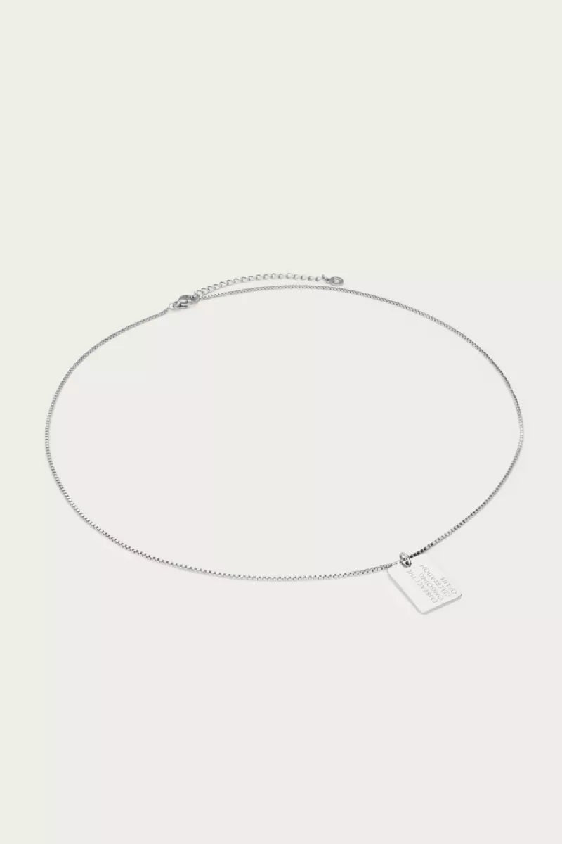 MY JEWELLERY Ketting Met Omhelzing Hanger - Zilver
