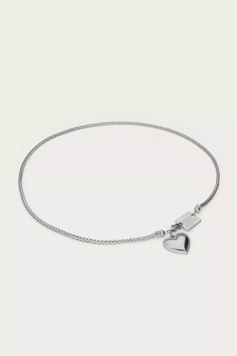 MY JEWELLERY Ketting Met Hartvormige Bedel - Zilver