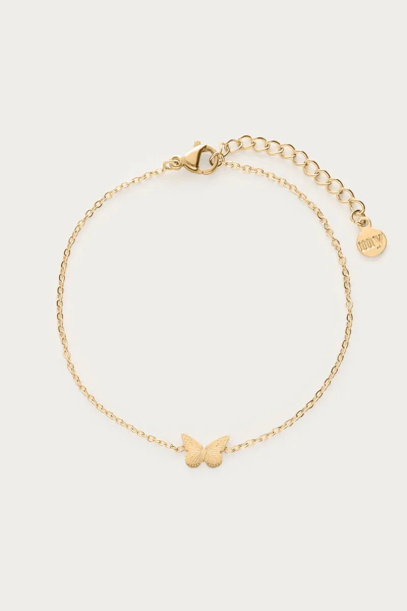 MY JEWELLERY Armband Vlinder - Goud