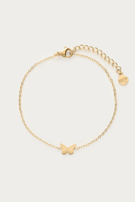 MY JEWELLERY Armband Vlinder - Goud