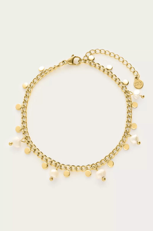 MY JEWELLERY Armband Munten & Zoetwaterparels