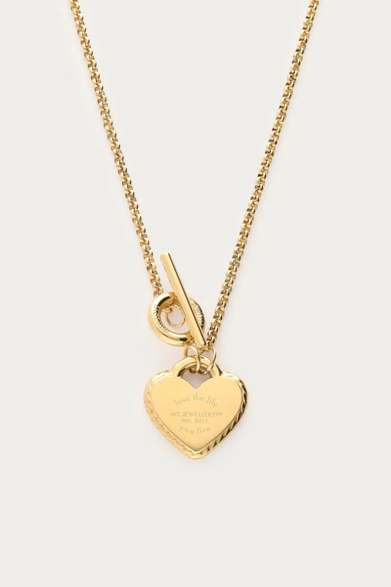 MY JEWELLERY Candy Ketting Hartje - Goud