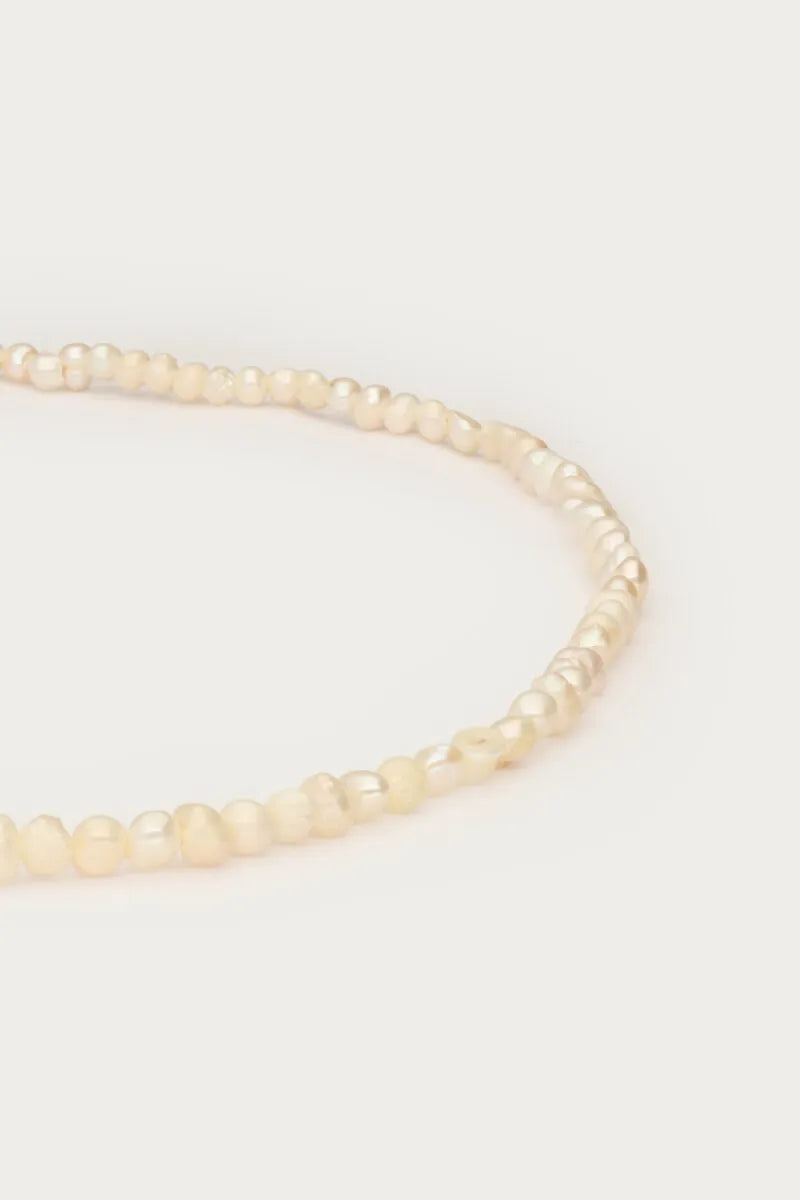 MY JEWELLERY Ketting Slotje & Zoetwaterparels - Goud