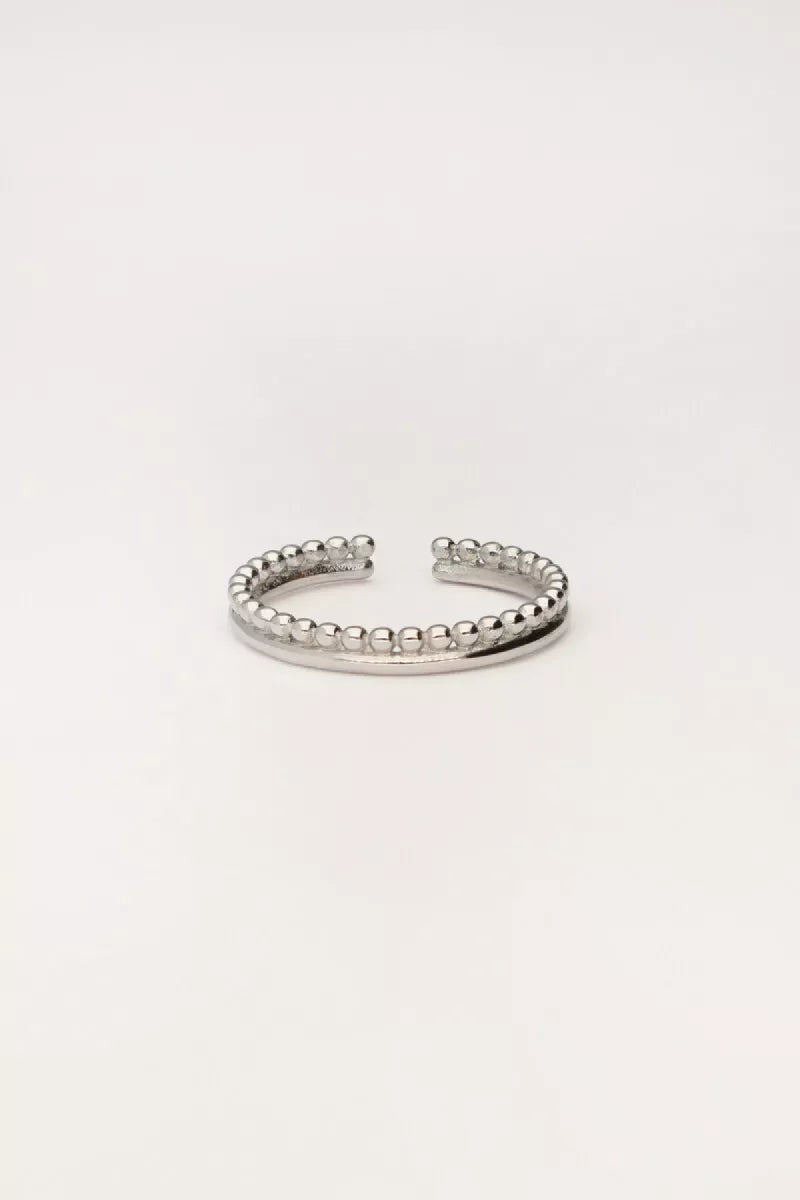 MY JEWELLERY Ring Met Bolletjes - Zilver