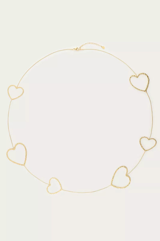 MY JEWELLERY Lange Ketting Hartjes