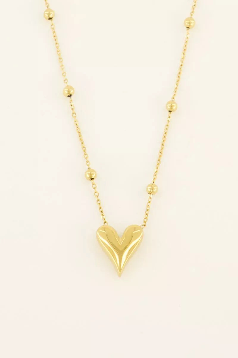 MY JEWELLERY Middellange Ketting Met Hartje